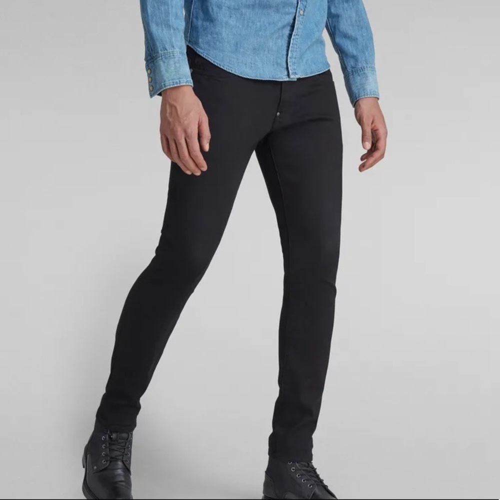 G Star Raw 5620 3D REVEND Skinny Jeans | Men’s Sz 33 | black | Like New - Picture 1 of 8